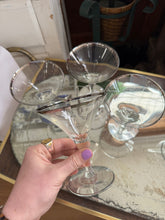 Load image into Gallery viewer, Set of 4 Vintage Martini Glasses
