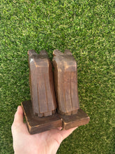 Load image into Gallery viewer, Vintage Wooden Owl Bookends
