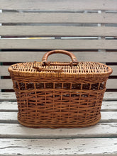 Load image into Gallery viewer, Vintage Wicker Basket
