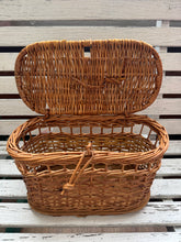 Load image into Gallery viewer, Vintage Wicker Basket
