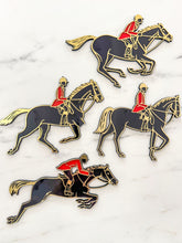 Load image into Gallery viewer, Vintage Equestrian Black Plastic Plaques
