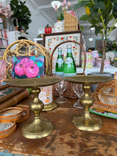 Load image into Gallery viewer, Vintage Brass Candlesticks

