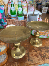 Load image into Gallery viewer, Vintage Brass Candlesticks
