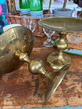 Load image into Gallery viewer, Vintage Brass Candlesticks
