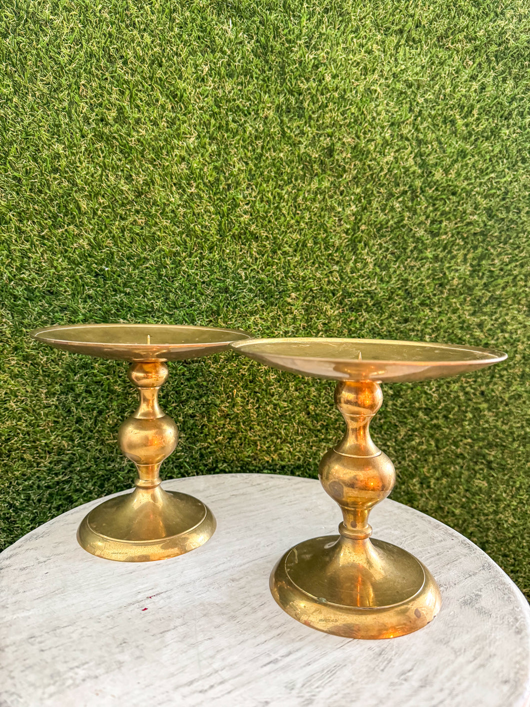 Vintage Brass Candlesticks