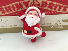Load image into Gallery viewer, Vintage flocked Santa
