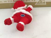 Load image into Gallery viewer, Vintage flocked Santa
