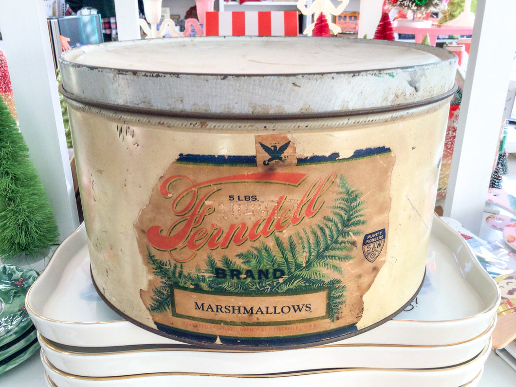 Vintage Marshmallow tin