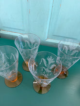 Load image into Gallery viewer, Vintage set of 4 Tiffin-Franciscan Julia Glasses
