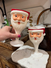 Load image into Gallery viewer, Vintage Santa Goblet Glasses Set of 2
