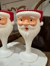 Load image into Gallery viewer, Vintage Santa Goblet Glasses Set of 2
