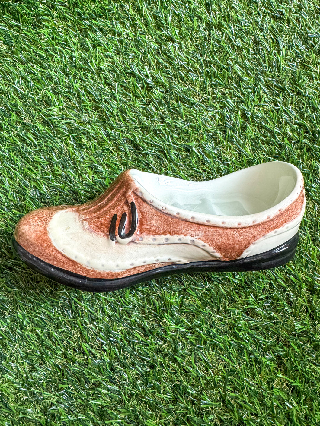 Vintage Ceramic Golf Soap Dish