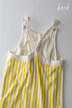 Load image into Gallery viewer, Blue Stripe Overall Dress
