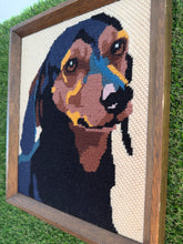Load image into Gallery viewer, Vintage Needlepoint Dog Picture
