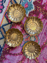 Load image into Gallery viewer, Vintage Brass Floral Dishes
