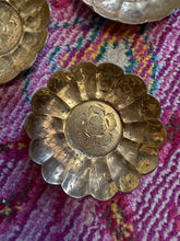 Load image into Gallery viewer, Vintage Brass Floral Dishes
