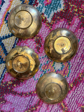 Load image into Gallery viewer, Vintage Brass Floral Dishes
