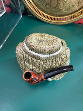 Load image into Gallery viewer, Vintage Green Sweater &amp; Pipe Planter
