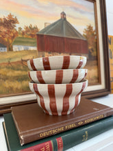 Load image into Gallery viewer, Hand Painted Striped Bowls
