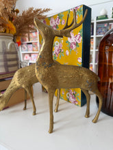 Load image into Gallery viewer, Vintage Large Brass Reindeer
