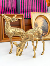 Load image into Gallery viewer, Vintage Brass Reindeer
