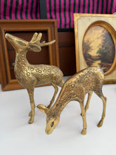 Load image into Gallery viewer, Vintage Brass Reindeer
