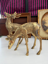 Load image into Gallery viewer, Vintage Brass Reindeer
