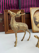 Load image into Gallery viewer, Vintage Brass Reindeer
