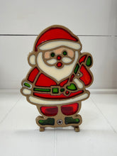 Load image into Gallery viewer, Vintage Stained Glass Candle Holder
