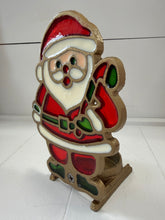 Load image into Gallery viewer, Vintage Stained Glass Candle Holder
