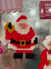 Load image into Gallery viewer, Vintage Cross-stitch Mr. &amp; Mrs. Clause Magnets
