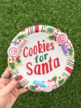 Load image into Gallery viewer, Vintage Cookies for Santa Plate
