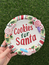 Load image into Gallery viewer, Vintage Cookies for Santa Plate
