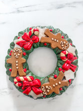 Load image into Gallery viewer, Vintage Christmas Gingerbread Man Wreath
