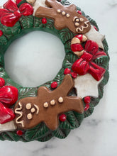 Load image into Gallery viewer, Vintage Christmas Gingerbread Man Wreath
