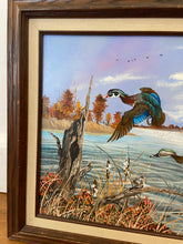 Load image into Gallery viewer, Vintage duck painting
