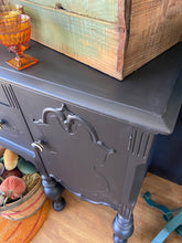Load image into Gallery viewer, Vintage black buffet
