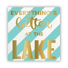 Load image into Gallery viewer, Better at the lake cocktail napkins
