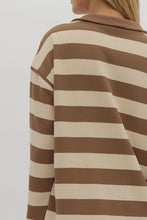 Load image into Gallery viewer, Brown stripe dress
