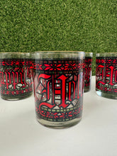 Load image into Gallery viewer, Vintage Happy Holidays Glasses
