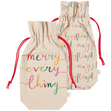 Load image into Gallery viewer, Christmas Wine bag set of 2
