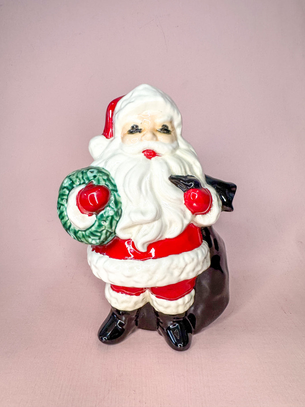 Vintage Ceramic Santa