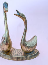 Load image into Gallery viewer, Vintage brass swans
