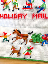 Load image into Gallery viewer, Vintage Holiday Mail Needlepoint
