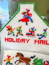 Load image into Gallery viewer, Vintage Holiday Mail Needlepoint
