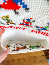 Load image into Gallery viewer, Vintage Holiday Mail Needlepoint
