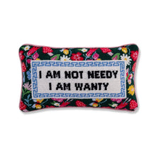 Load image into Gallery viewer, Not Needy Needlepoint Pillow
