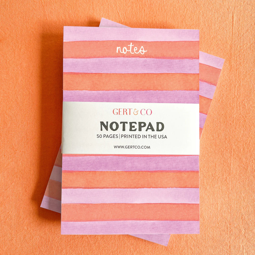 Striped Notepad