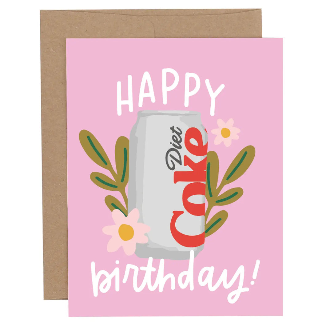 Happy Birthday Diet Coke Card