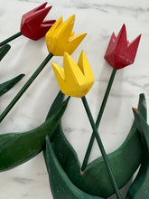 Load image into Gallery viewer, Vintage Wooden Flowers
